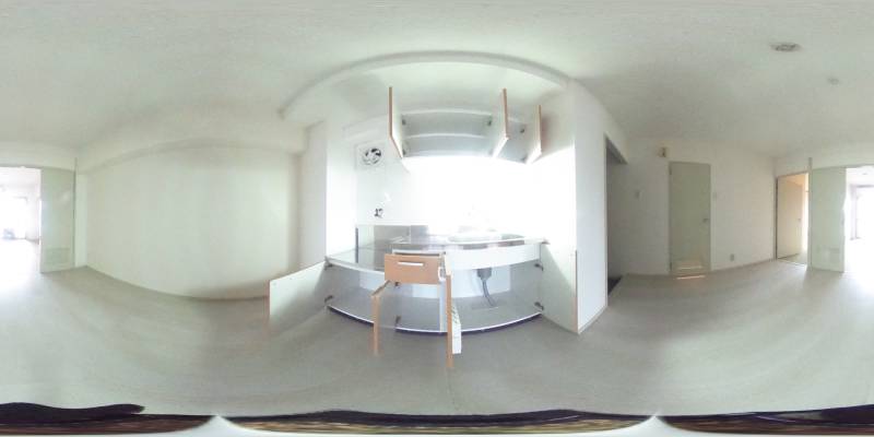 パノラマ画像キッチン