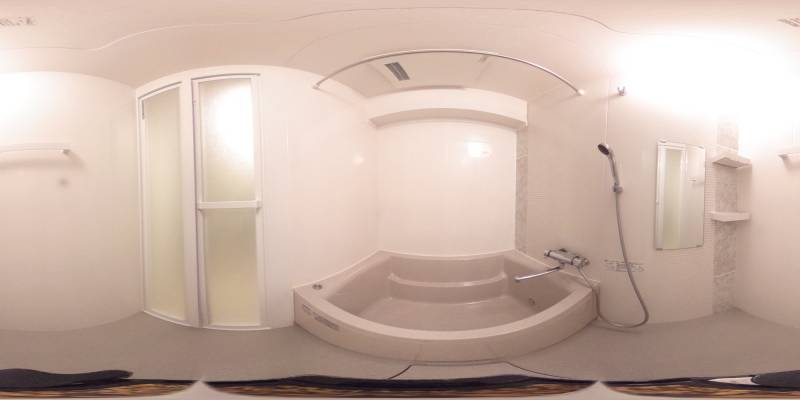 パノラマ画像バスルーム