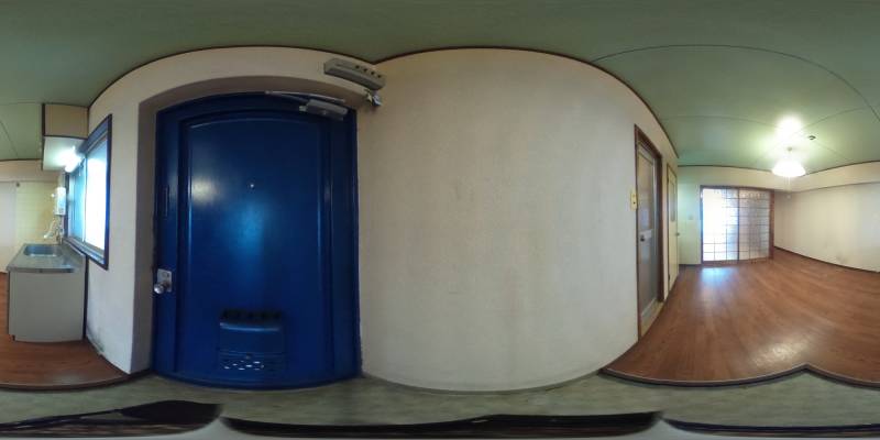 パノラマ画像玄関