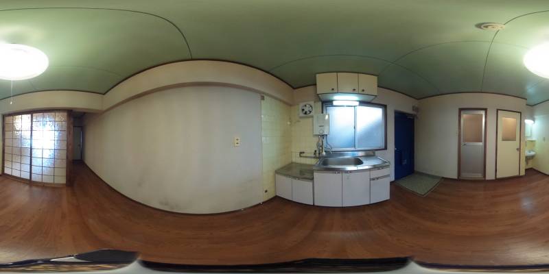 パノラマ画像キッチン