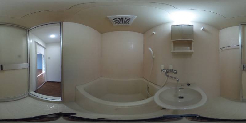 パノラマ画像バスルーム