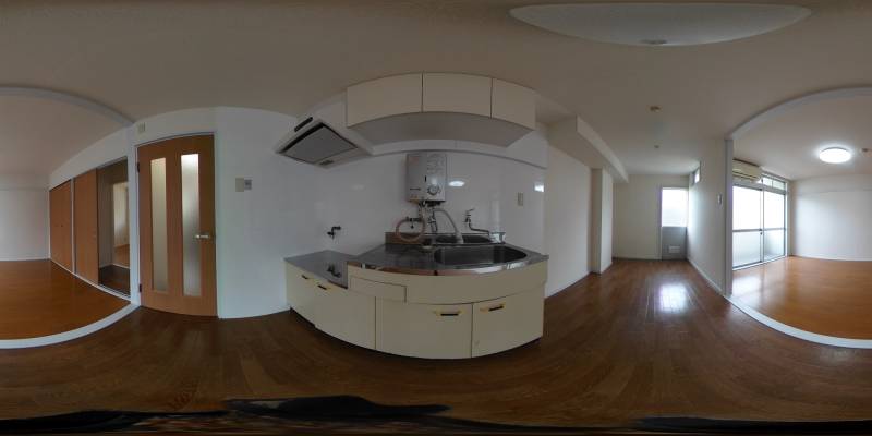 パノラマ画像キッチン
