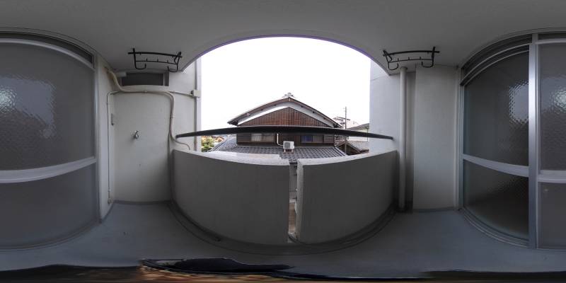 パノラマ画像バルコニー