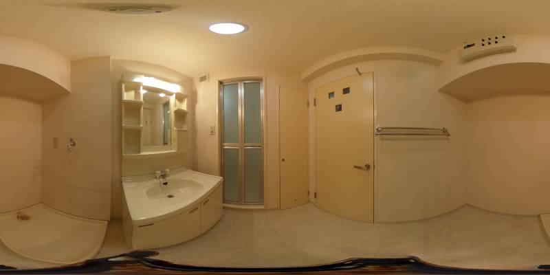 パノラマ画像洗面所