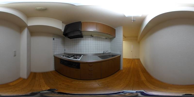 パノラマ画像キッチン