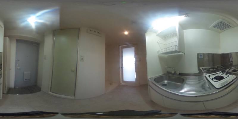 パノラマ画像キッチン