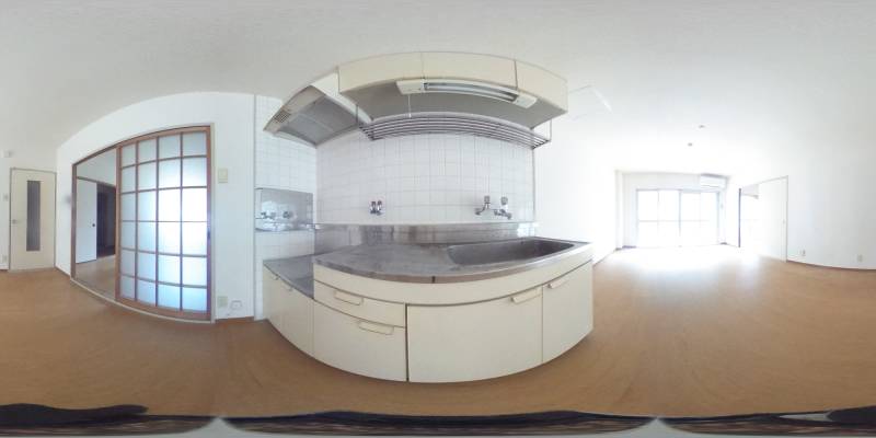 パノラマ画像キッチン