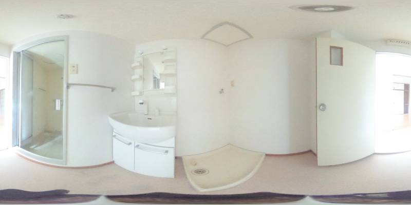 パノラマ画像洗面所