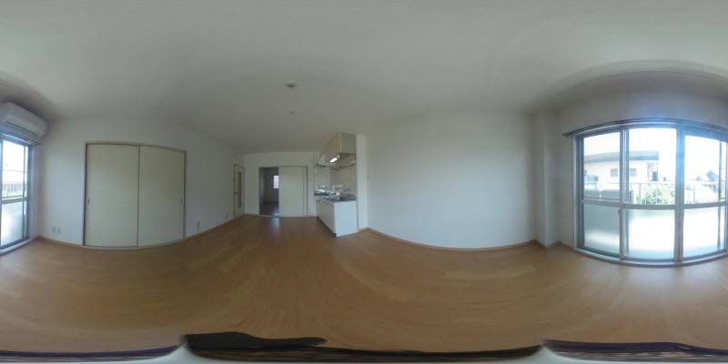 パノラマ画像リビング