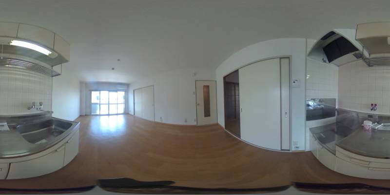 パノラマ画像キッチン