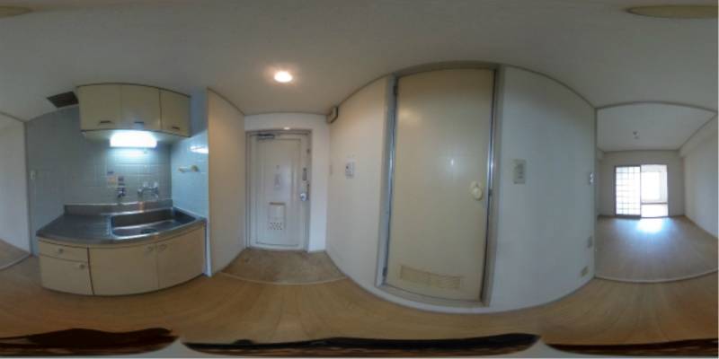 パノラマ画像キッチン