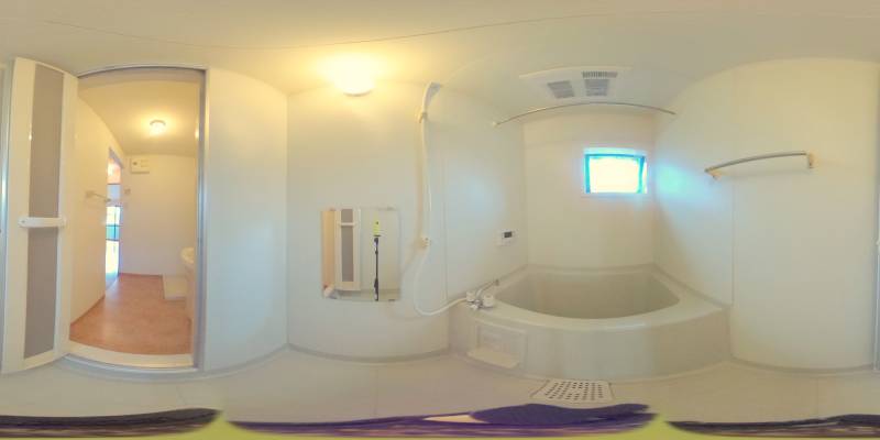 パノラマ画像バスルーム
