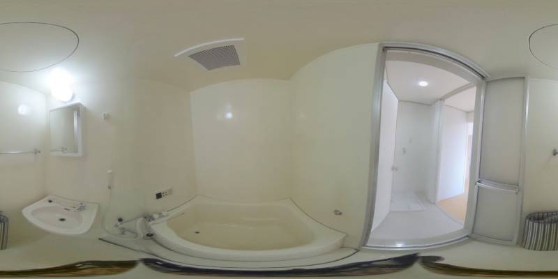 パノラマ画像バスルーム