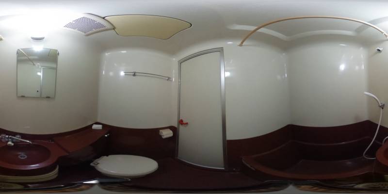 パノラマ画像バスルーム