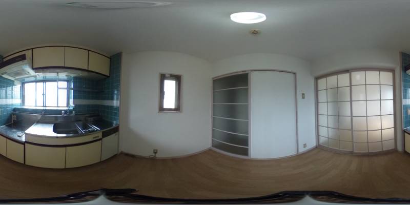パノラマ画像キッチン
