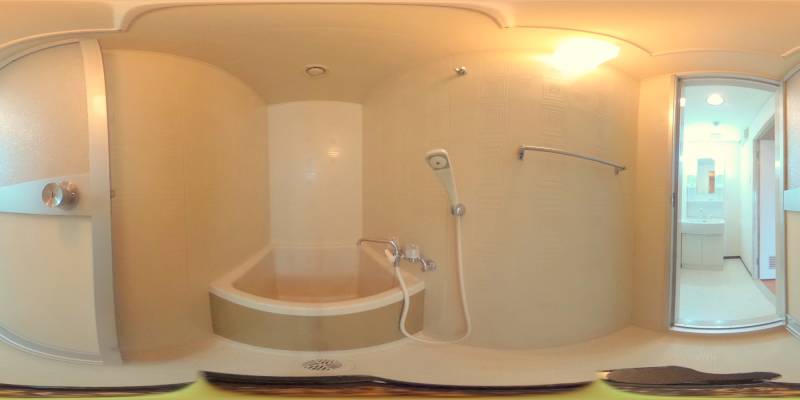 パノラマ画像バスルーム