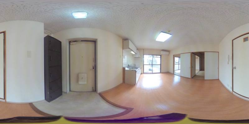 パノラマ画像玄関