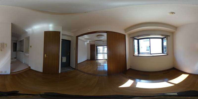 パノラマ画像リビング