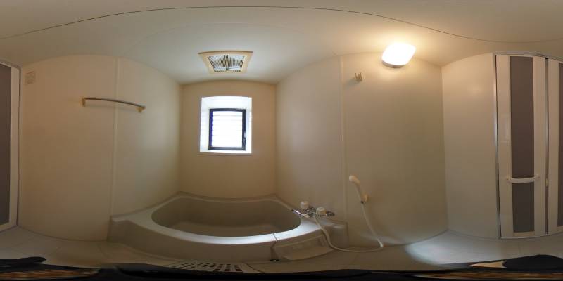パノラマ画像バスルーム