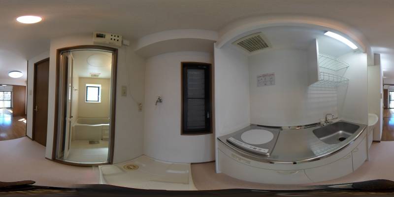 パノラマ画像キッチン