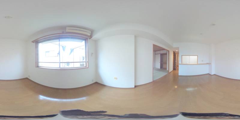 パノラマ画像リビング