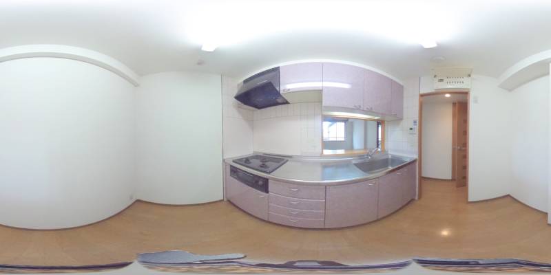 パノラマ画像キッチン