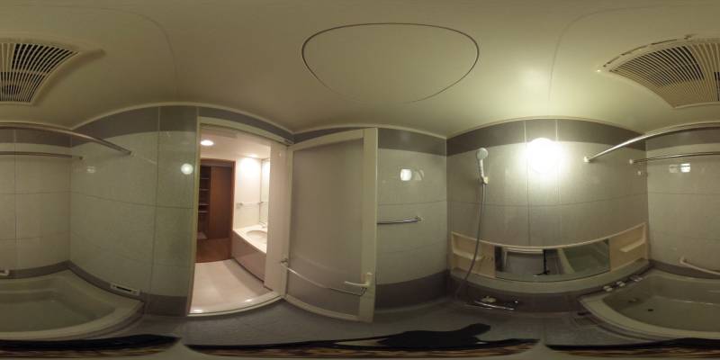 パノラマ画像バスルーム