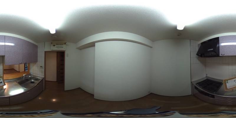 パノラマ画像キッチン