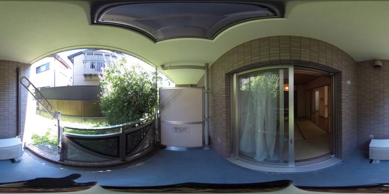 パノラマ画像バルコニー