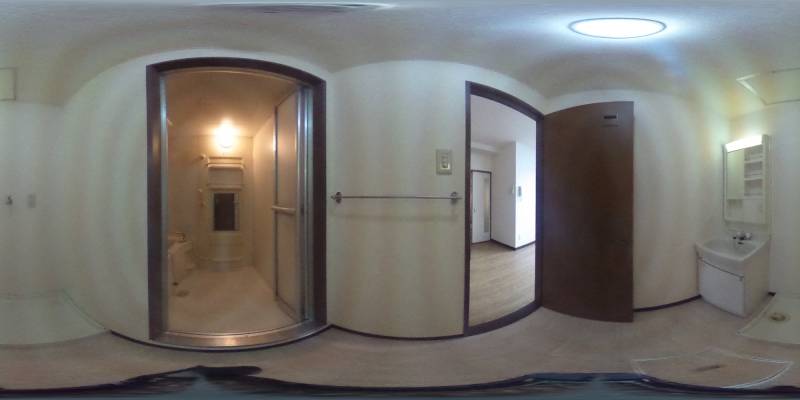 パノラマ画像バスルーム