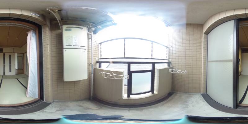 パノラマ画像バルコニー