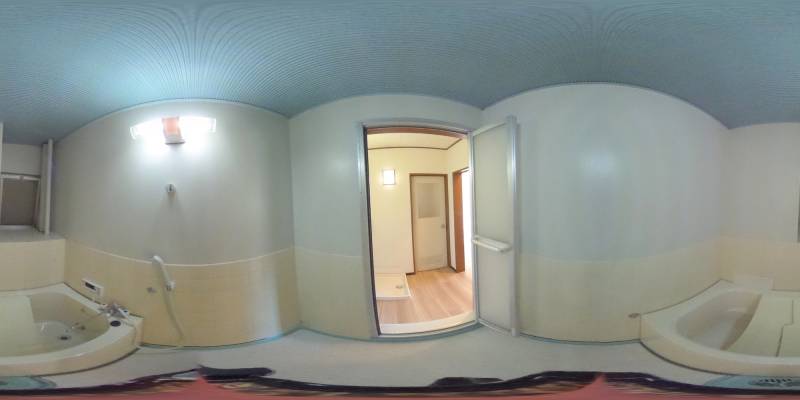 パノラマ画像バスルーム