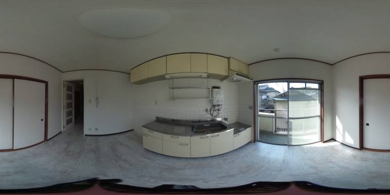 パノラマ画像キッチン