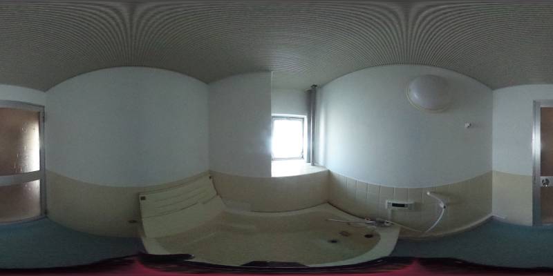 パノラマ画像バスルーム