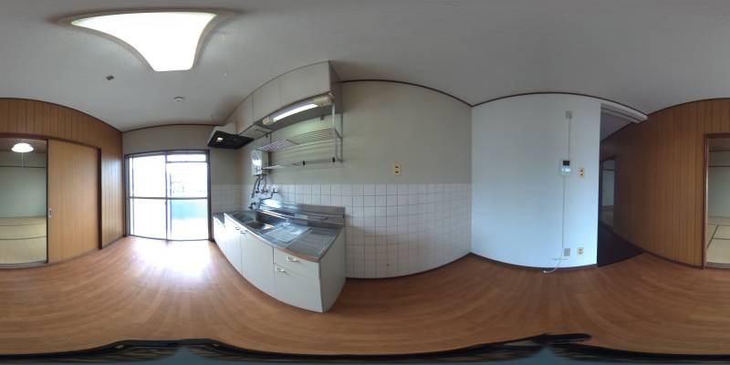 パノラマ画像キッチン