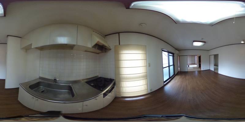 パノラマ画像キッチン