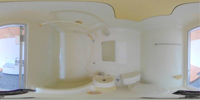 パノラマ画像洗面所