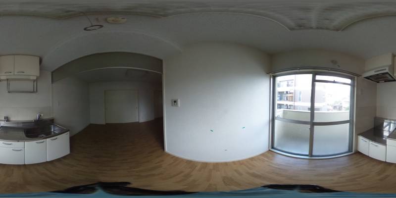 パノラマ画像キッチン