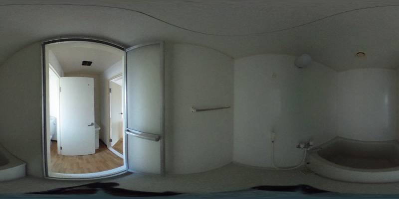 パノラマ画像バスルーム