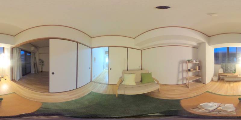 パノラマ画像洋室