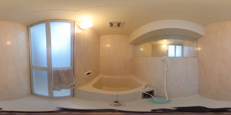 パノラマ画像バスルーム