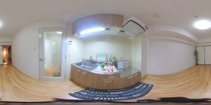 パノラマ画像キッチン