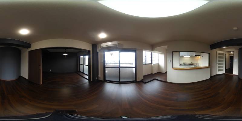 パノラマ画像リビング