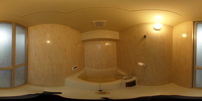 パノラマ画像バスルーム