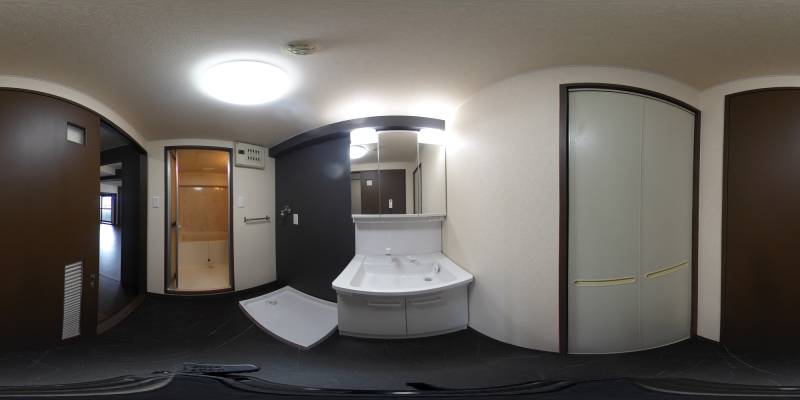 パノラマ画像洗面所