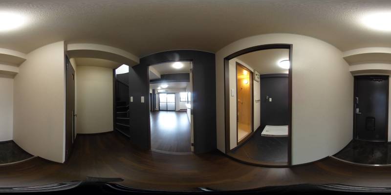 パノラマ画像玄関