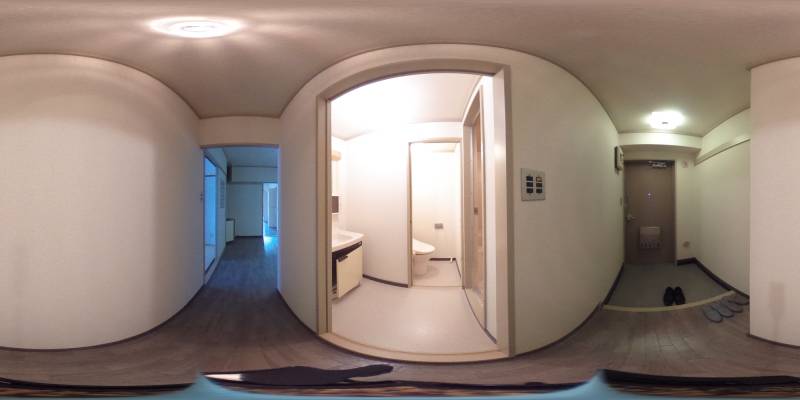 パノラマ画像玄関