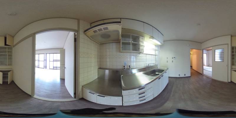 パノラマ画像キッチン