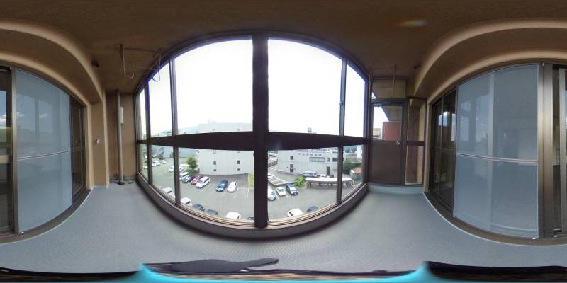 パノラマ画像バルコニー