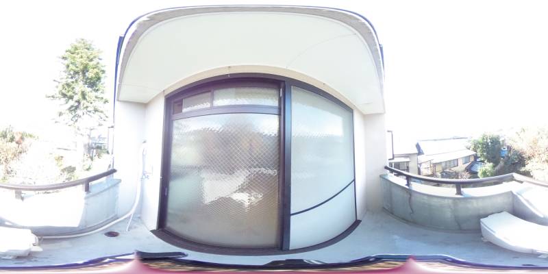 パノラマ画像バルコニー